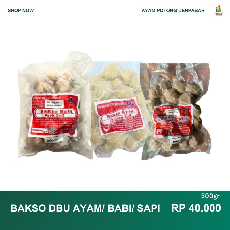 

BAKSO DBU AYAM , BEEF DAN BABI