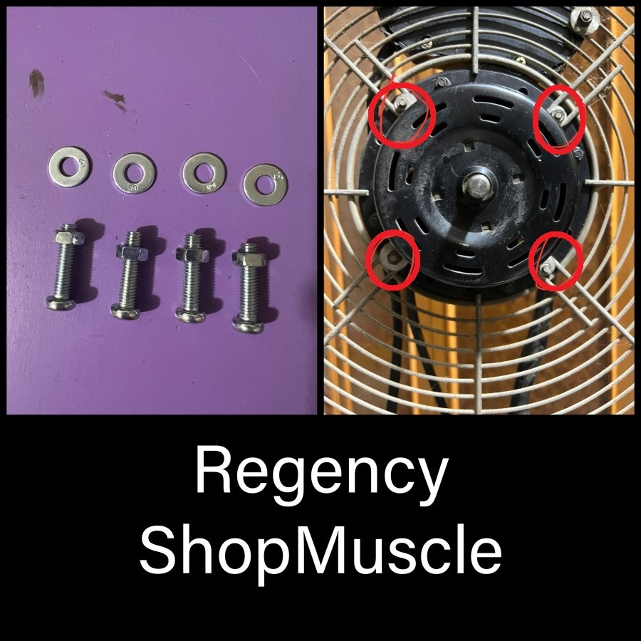 Baut dudukan Dinamo Regency kipas angin Tornado mur ring spare part