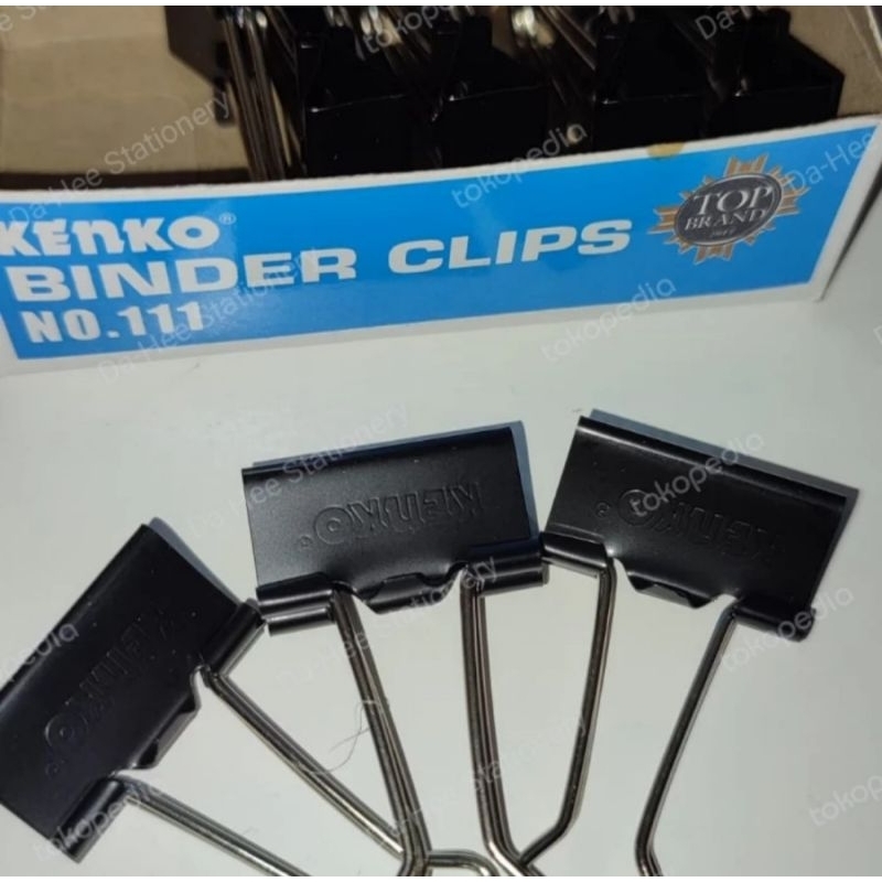 

binder clips no. 111 Kenko Penjepit Kertas (1pack)