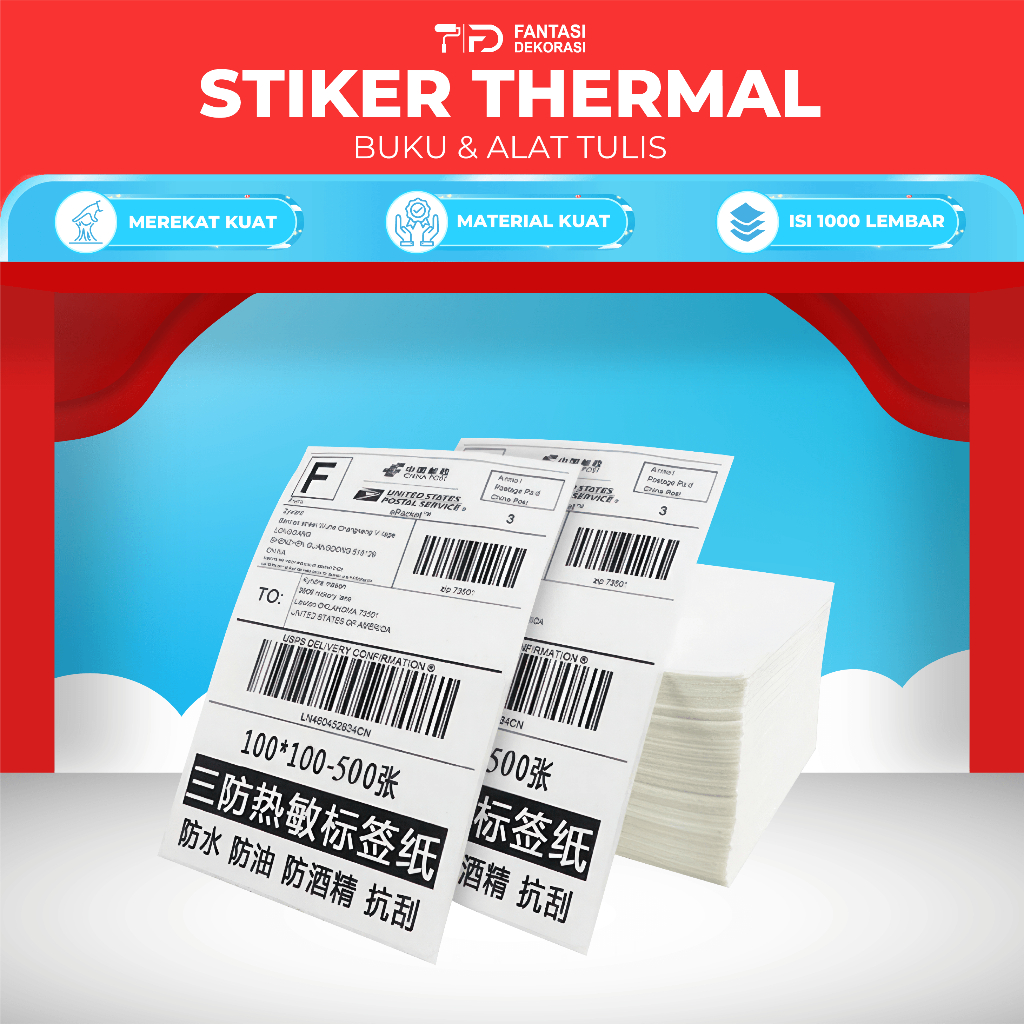 

Kertas Thermal Kotak 8mtr00pcs Thermal putih ukuran 8mtr0 x 150 1DUS Thermal Printer ISI 12 - FantasiDekorasi