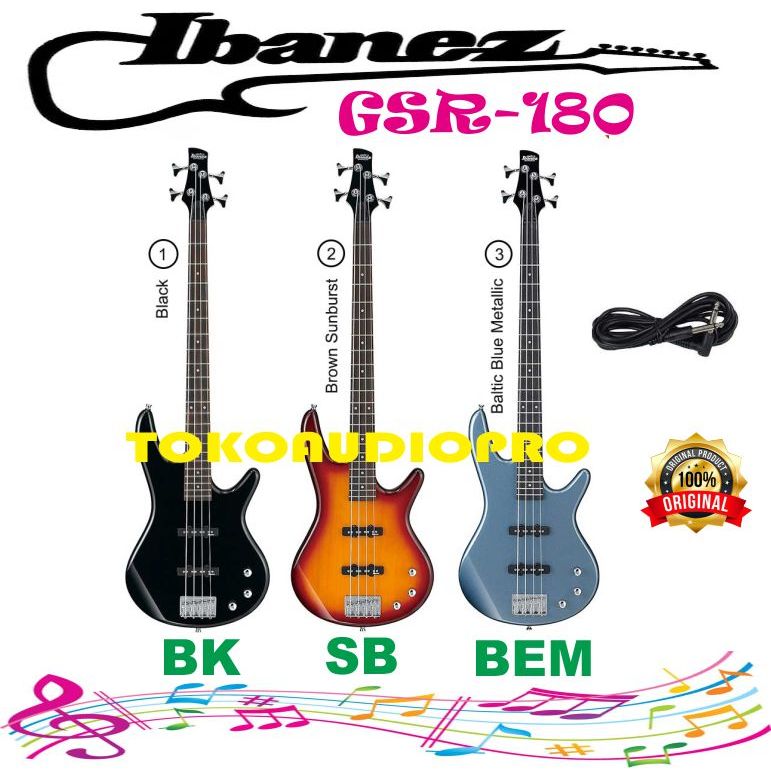 Ibanez GSR180 Gitar Bass Elektrik Original GSR-180 Bass