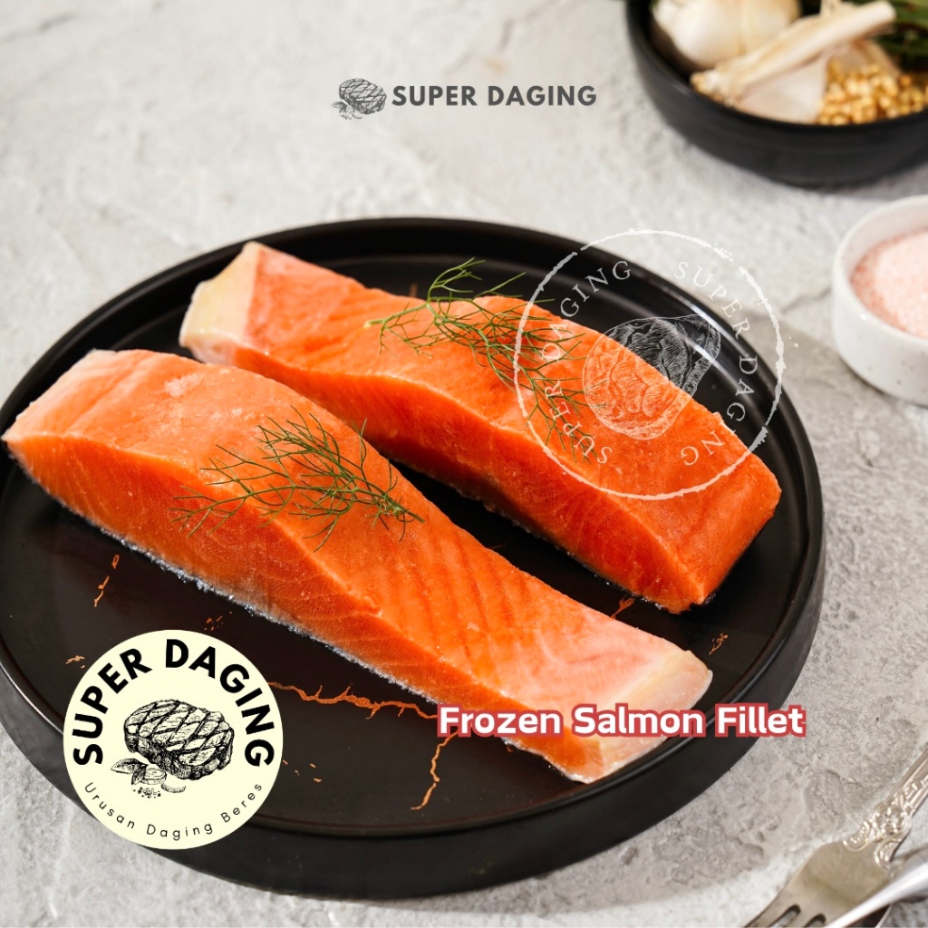 

Salmon Fillet Frozen 100g - Super Daging Palembang