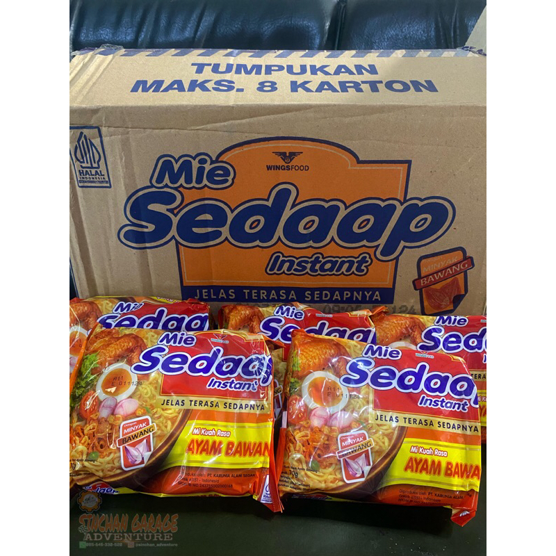 

mie sedaap goreng,ayam bawang,soto,kari spesial,MIX @1dus isi 40pcs