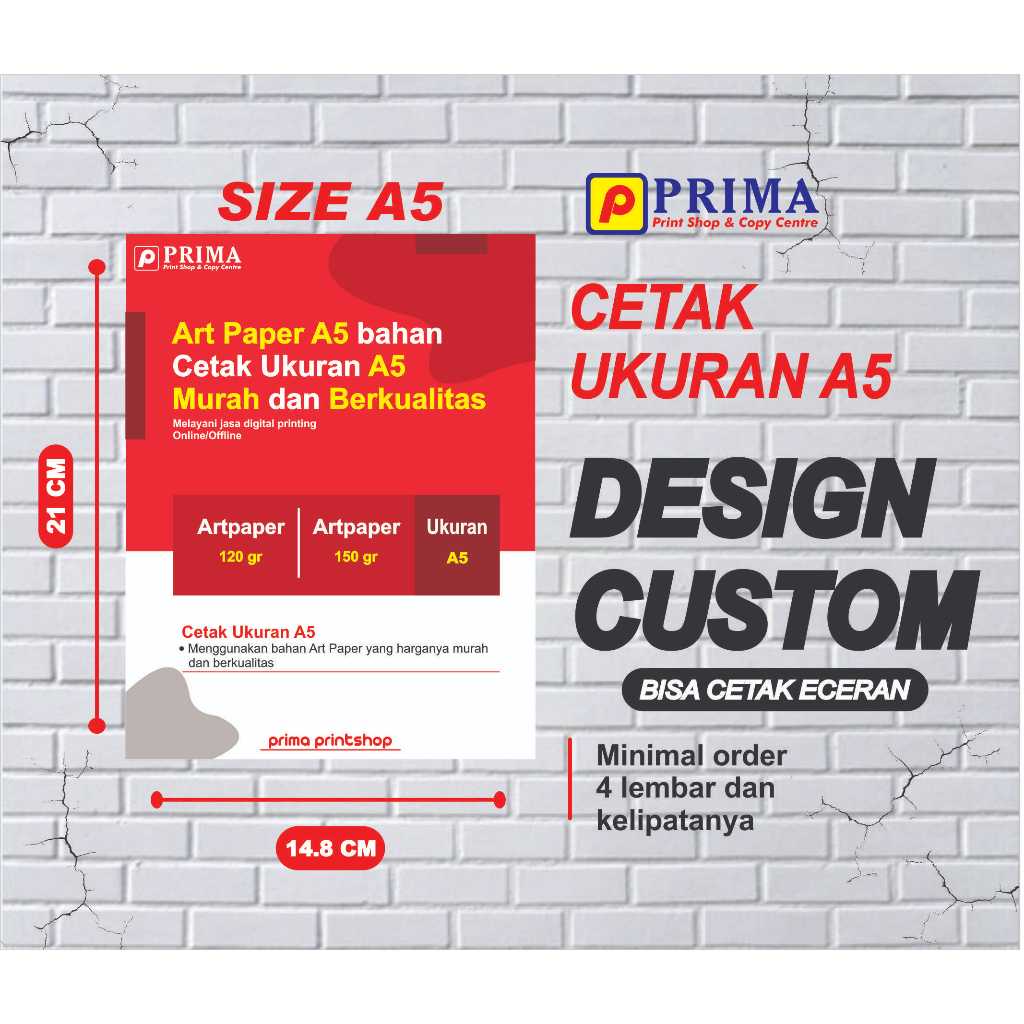 

Cetak Brosur Murah ( A5 ) - Bisa Cetak Eceran