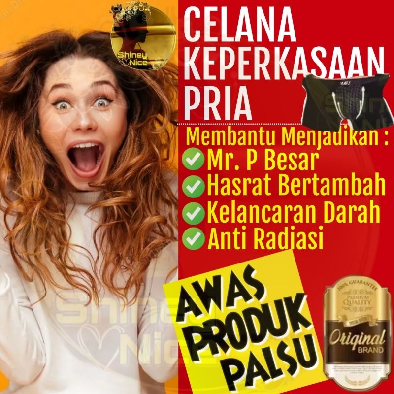 Celana Dalam Boxer Kesehatan Seksual Pria Reproduksi Ejakulasi DIni Prostat Produk Original Asli-A3