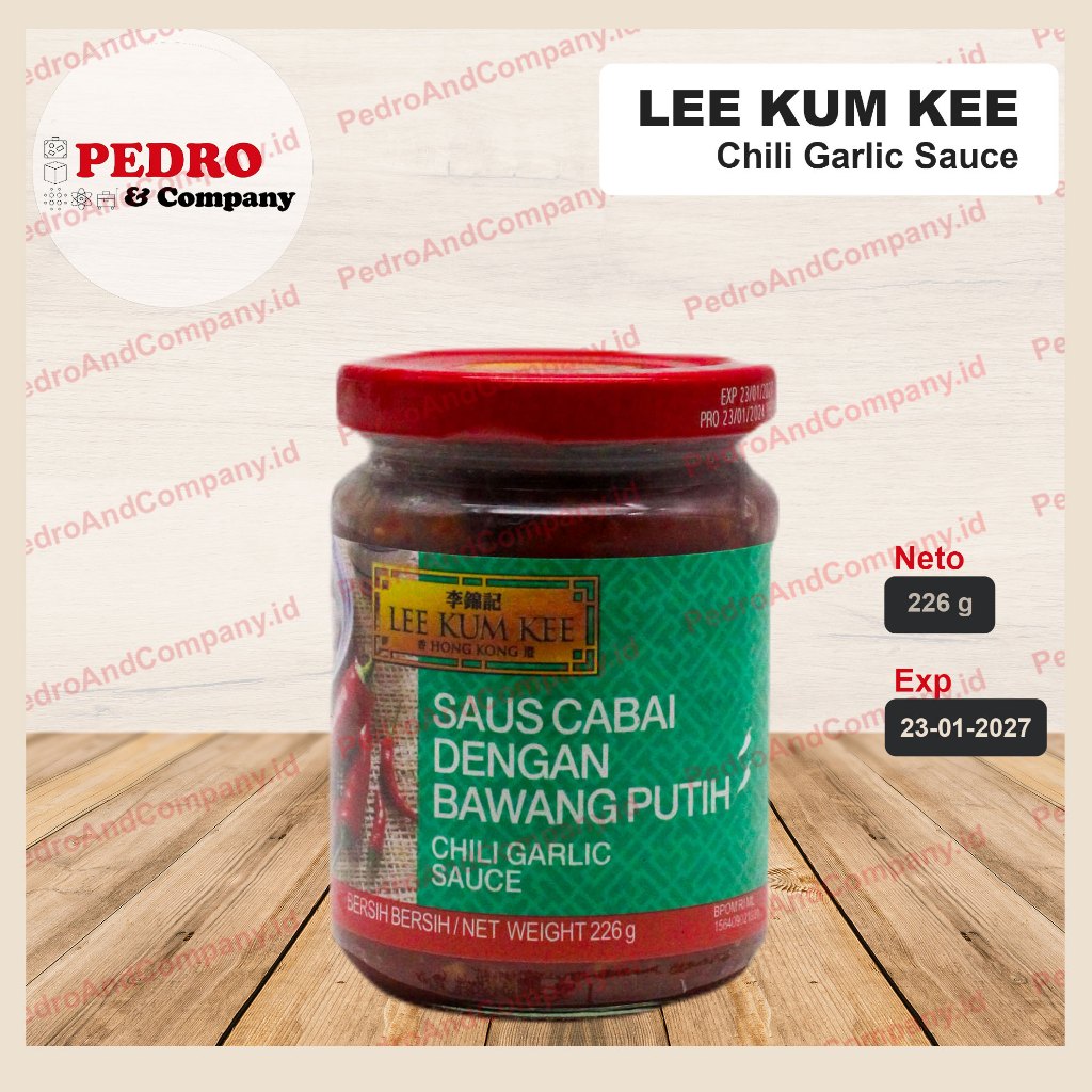 

Lee kum kee saus cabai bawang putih 226 gr - LKK chili garlic sauce