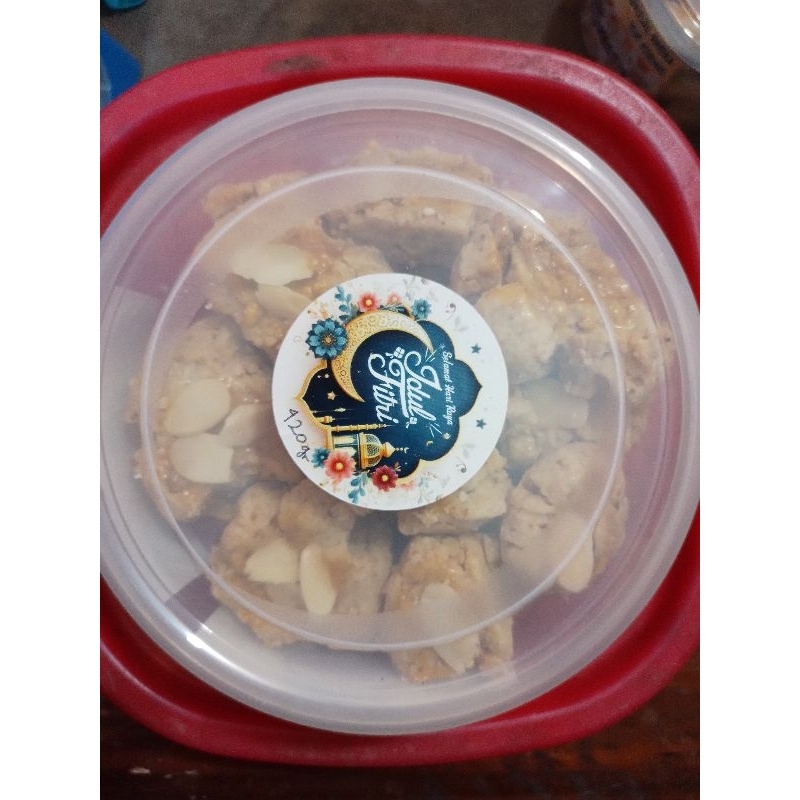 

KUE KACANG ALMOND SLICE UKURAN TOPLES 500GRAM