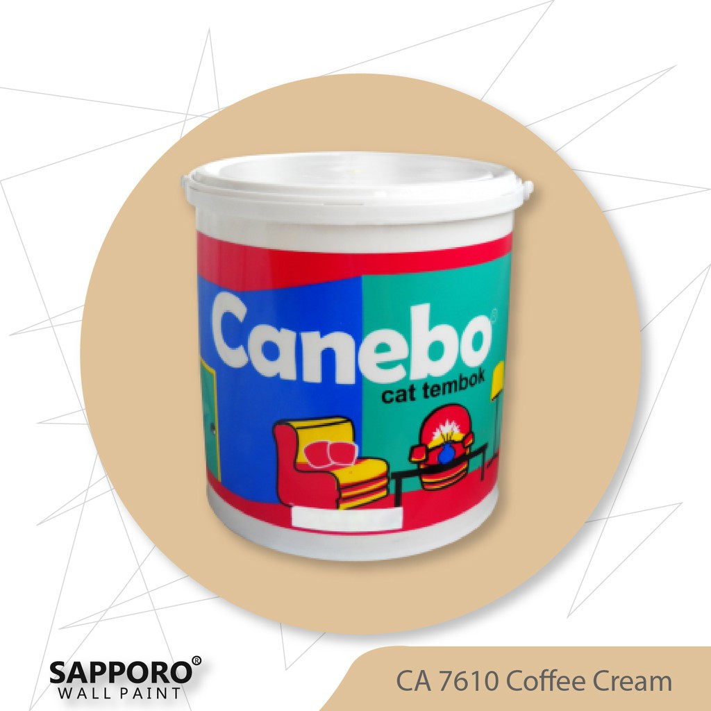 Cat Tembok Canebo Coffee Cream 5KG Cat Tembok Terbaik Termurah