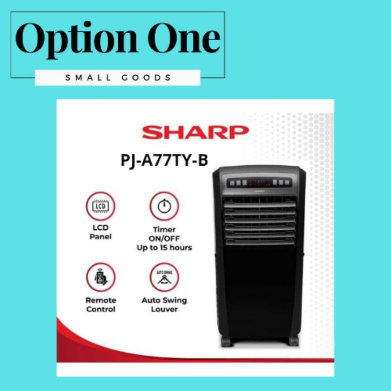 Sharp PJ A77TY Air Cooler PJ-A77TY-B / PJA77TYB / PJA77