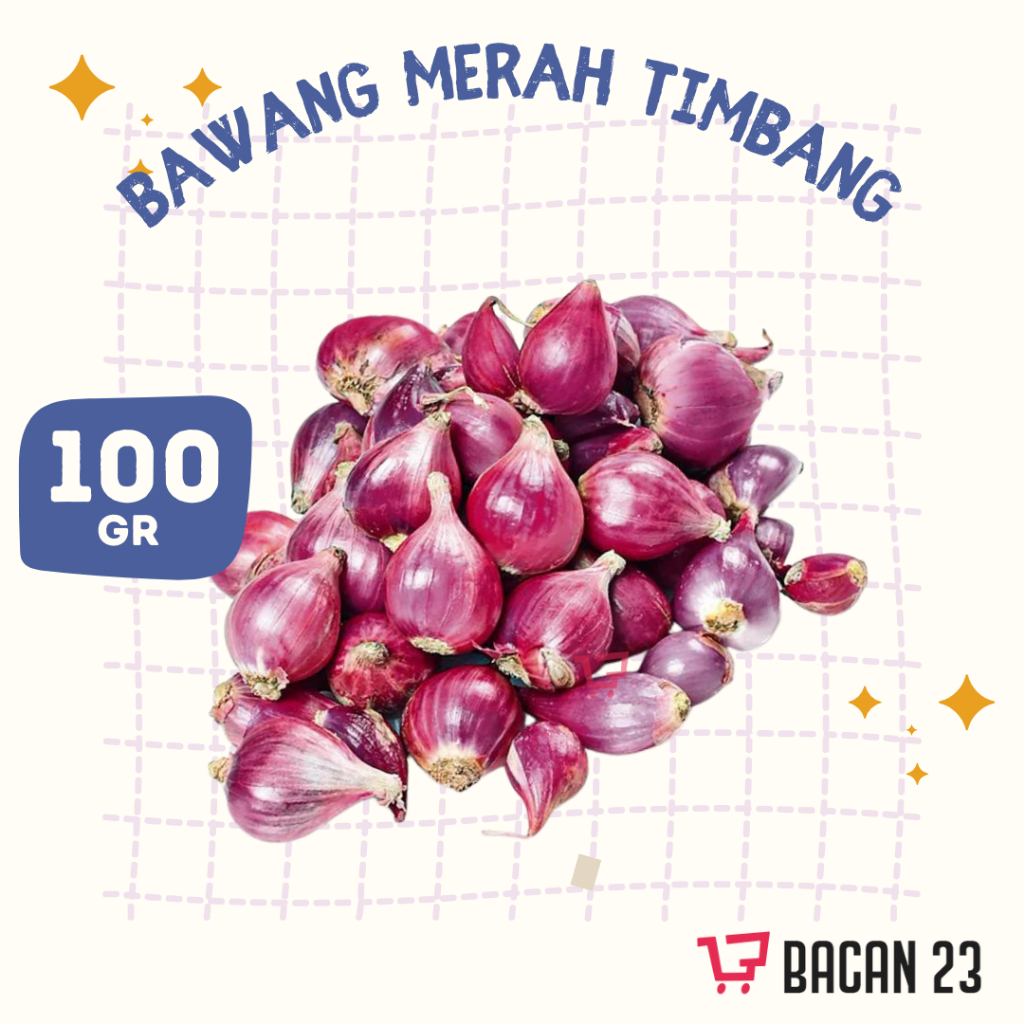 

Bawang Merah Timbang (100gr) / Bahan Pasar Timbang Kiloan