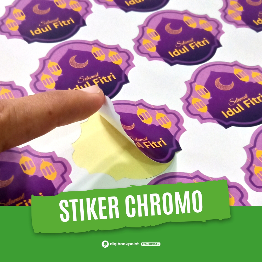 

STIKER CHROMO / STICKER KROMO POTONG POLA UNTUK STIKER LABEL SATUAN