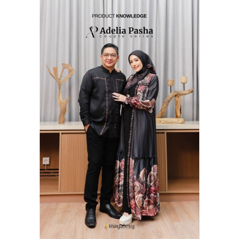 (HANYA DP) PREORDER BAJU COUPLE SARIMBIT ADELIA PASHA INAYALESY