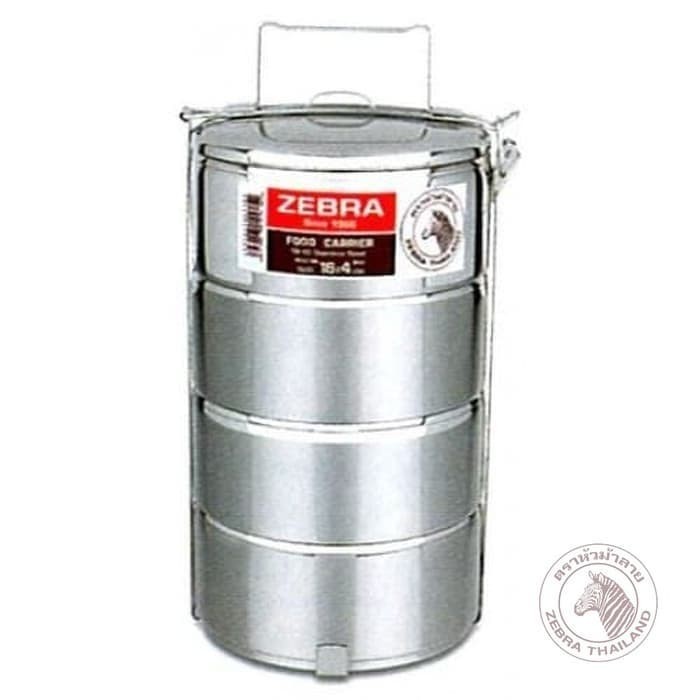 Rantang Susun 4 Stainless / Rantang Zebra Stainless / Rantang Susun Stenlis / Rantang Stenles / 4 Ti