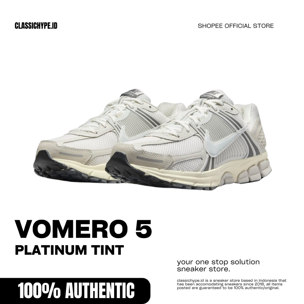 Nike Zoom Vomero 5 Platinum Tint 100% Original