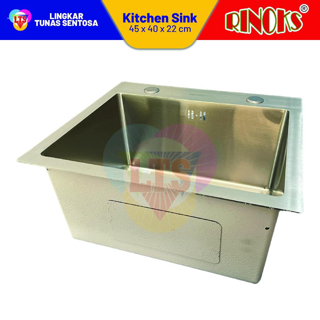 Kitchen Sink / Bak Cuci Piring (BCP) Rinoks Stainless 304 4540