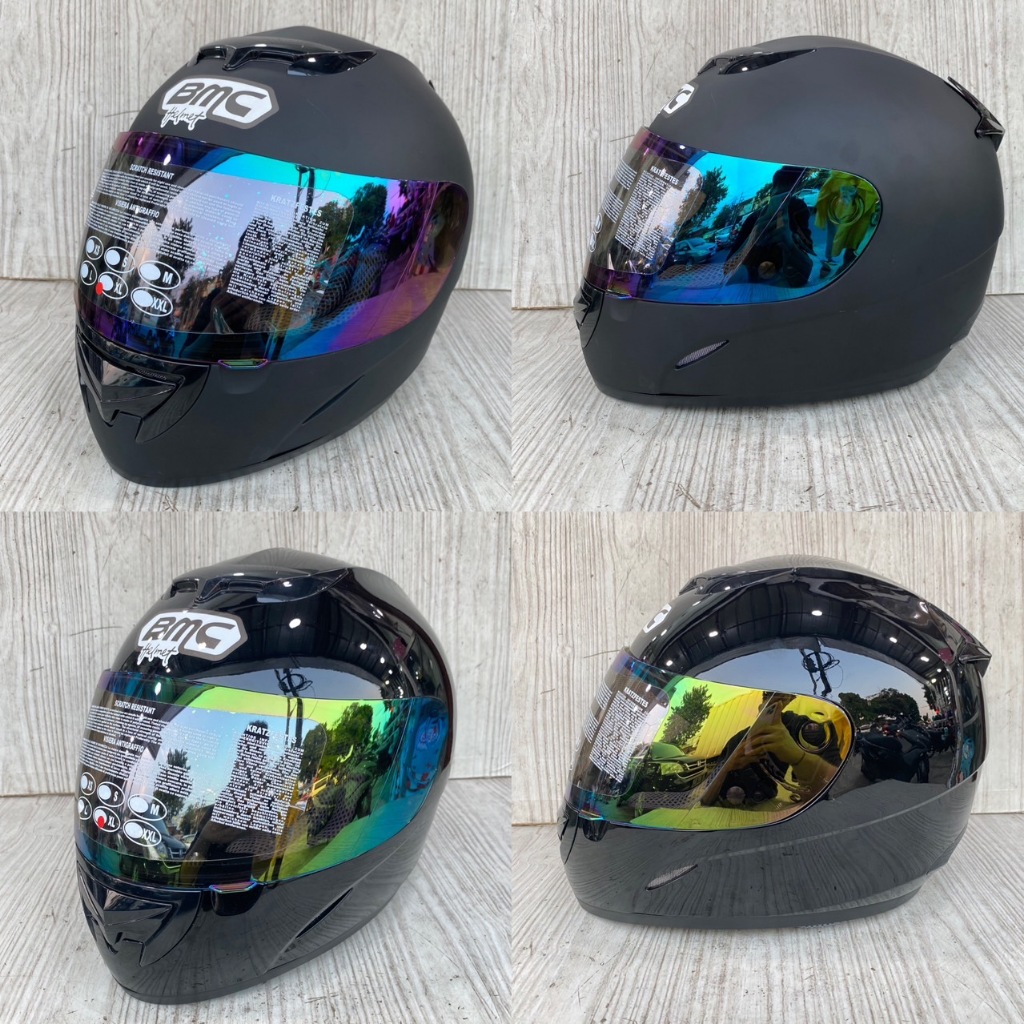 HELM BMC BLADE 200 BLACK GLOSSY BLACK DOFF