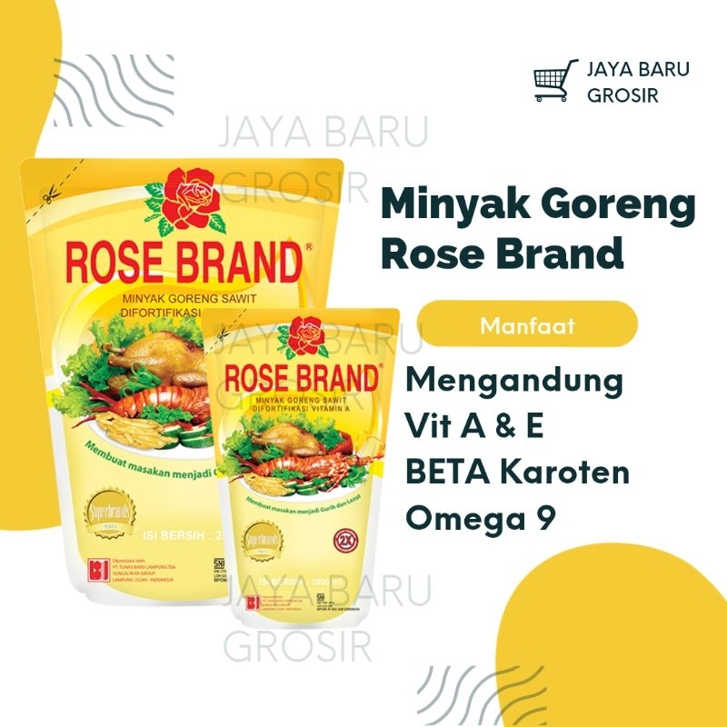 

Minyak Goreng Rose Brand Refill 900Ml (1 KARTON)