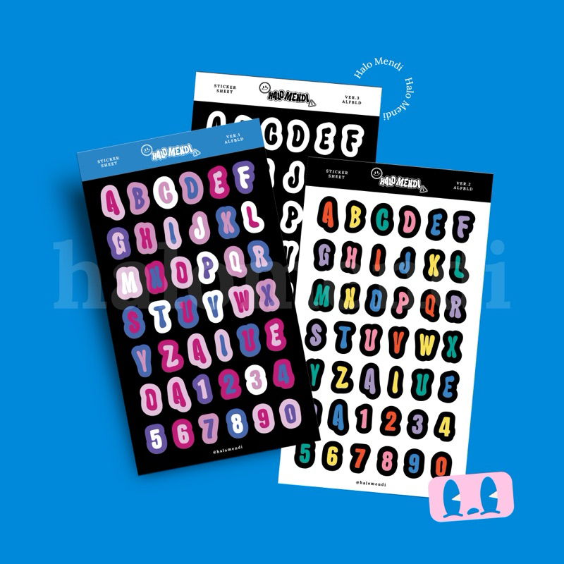 

ALFBLD - Sticker Sheet l Vinyl Doff