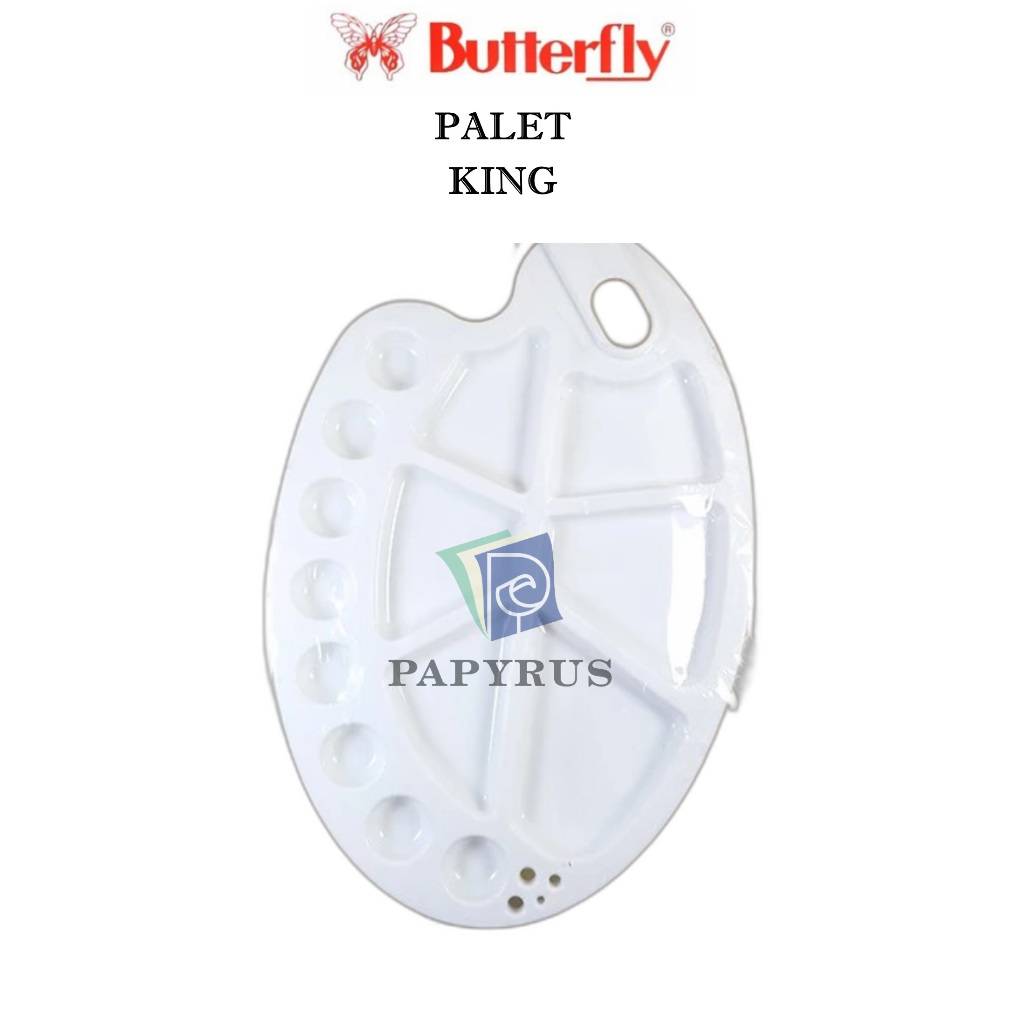 

PALET LUKIS / WADAH CAT LUKIS / TEMPAT CAT LUKIS / PAINT PALETTE / PALET BUTTERFLY KING