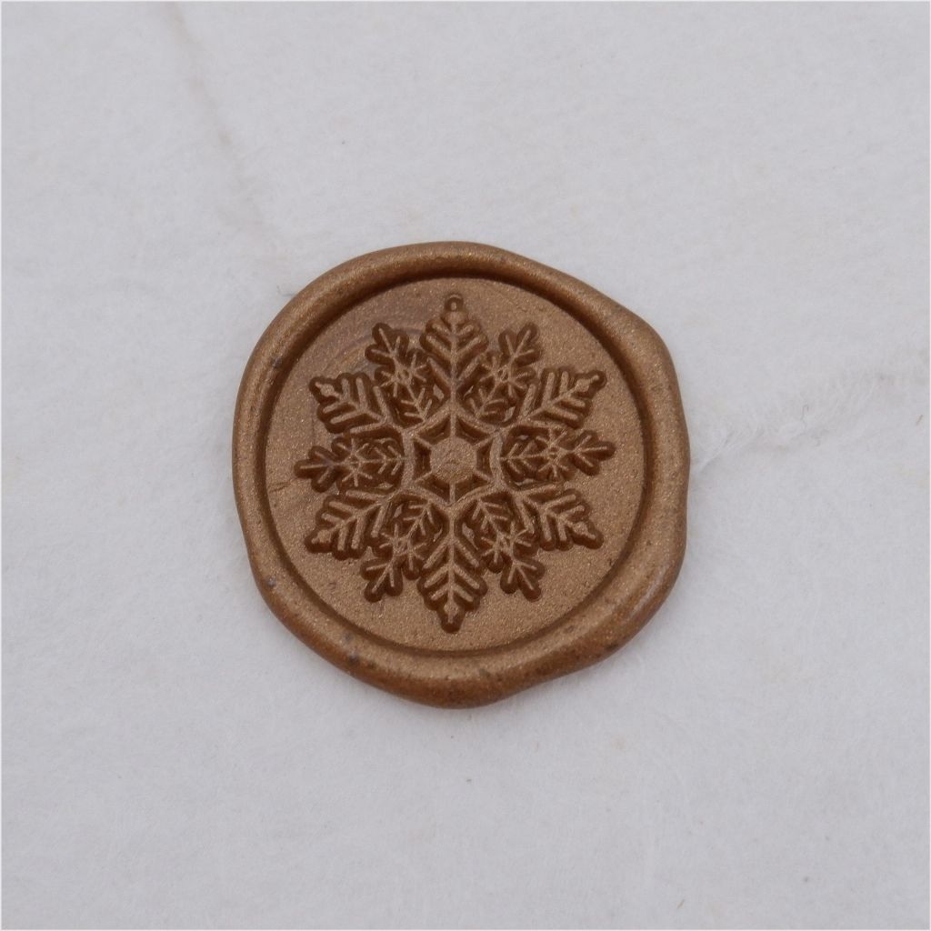 

Snow flakes Wax seal / Christmas Wax Seal Wax Coin siap pakai