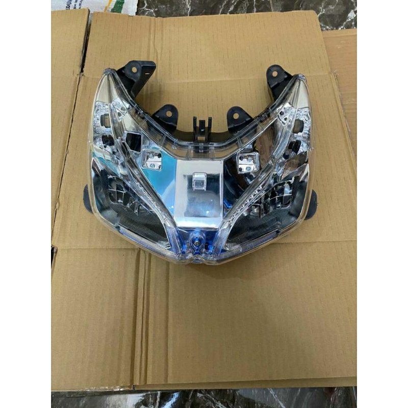 LAMPU DEPAN REFLEKTOR LAMPU DEPAN VARIO 110 LED VARIO AGNES STATER KASAR ORI COPOTAN