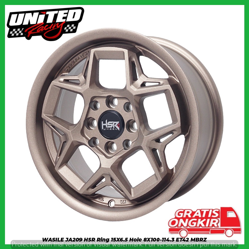 VELG MOBIL WULING BINGUO AIREV SIGRA BALENO RING 15 HSR WASILE BRONZE R15 PELEK RACING