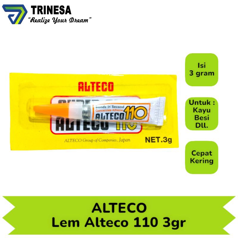 

Lem Alteco 110 / Super Glue 3gr