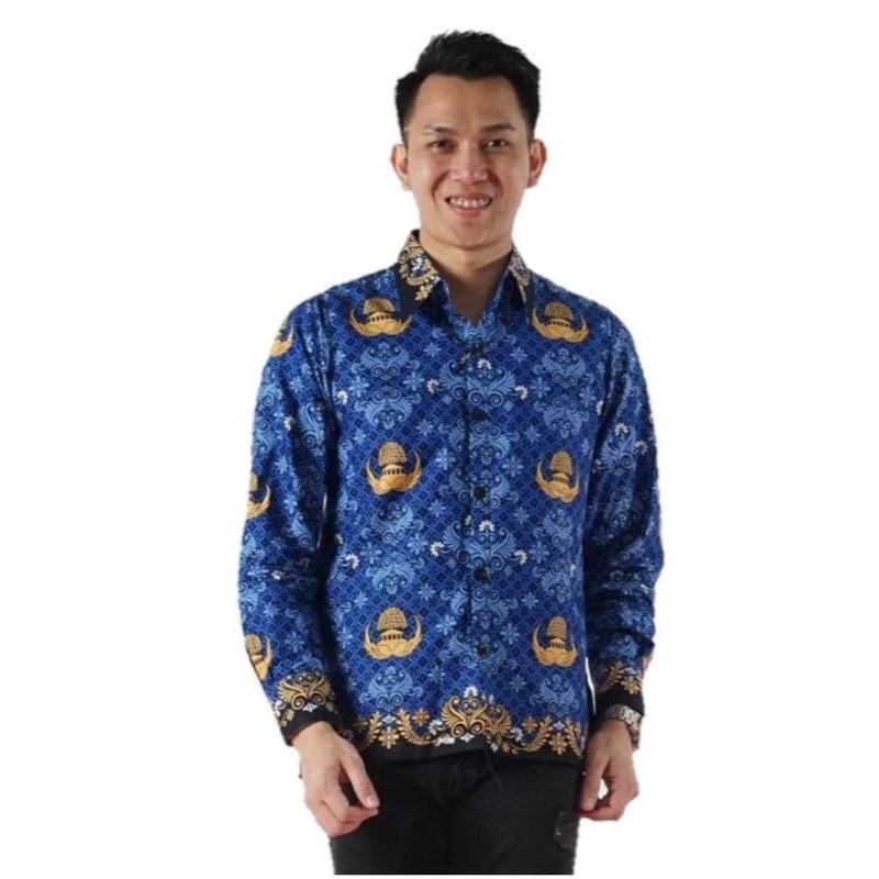 Seragam korpri terbaru 2024 //batik korpri pria wanita//batik korpri kain katun full furing//KUALITA