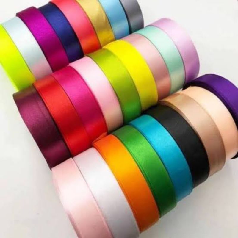 

PITA SATIN 1CM PER ROLL/PITA HAMPERS/PITA POLOS GARMEN/PITA BUCKET/ HIASAN PITA BUKET/PITA KOTAK/PITA KADO