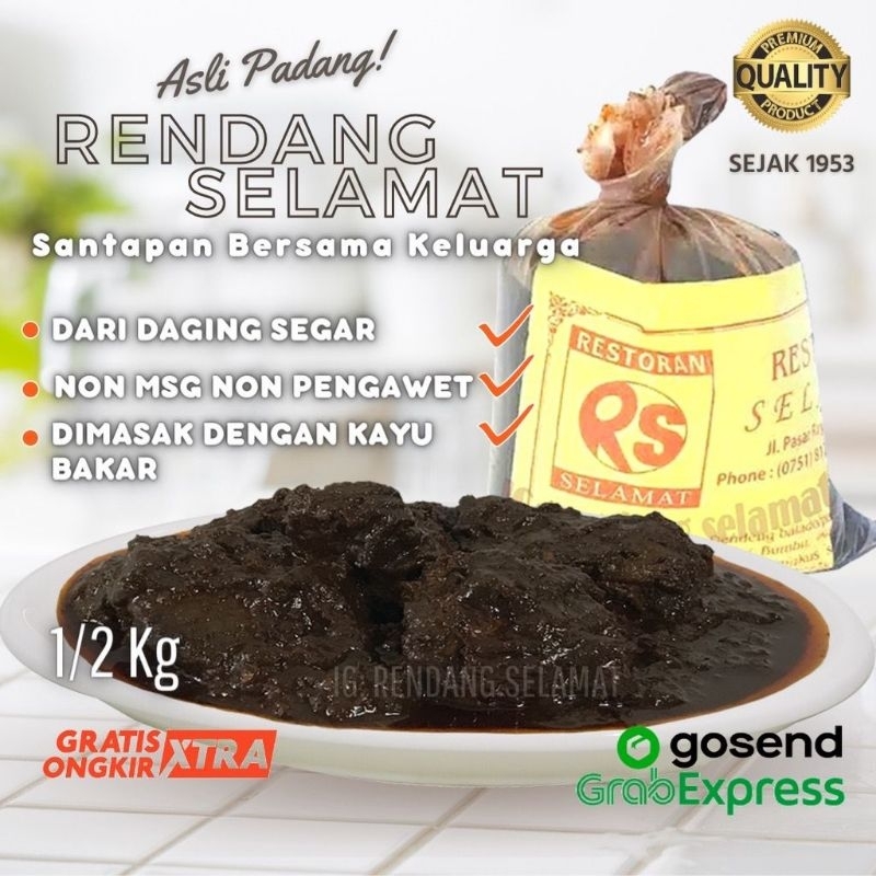 Rendang selamat asli rendang padang