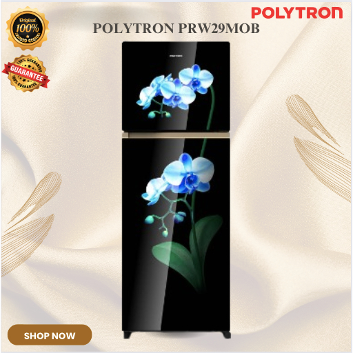 Kulkas 2 Pintu POLYTRON PRW29MOB 260L/PRW-29-MOB/PRW-29MOB/PRW 29 MOB/PRW 29MOB/PRW-29-MOB