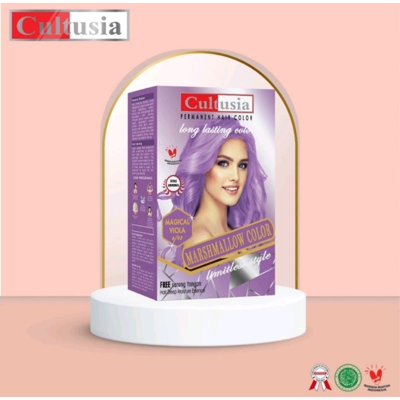 semir rambut ungu magical viola 6.43 cultusia