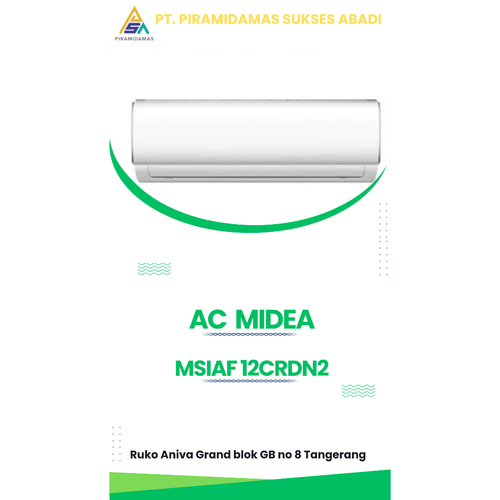 AC MIDEA 1,5PK MSIAF12CRDN2 INVERTER