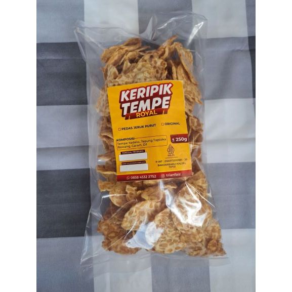 

Keripik Tempe Royal 250gr