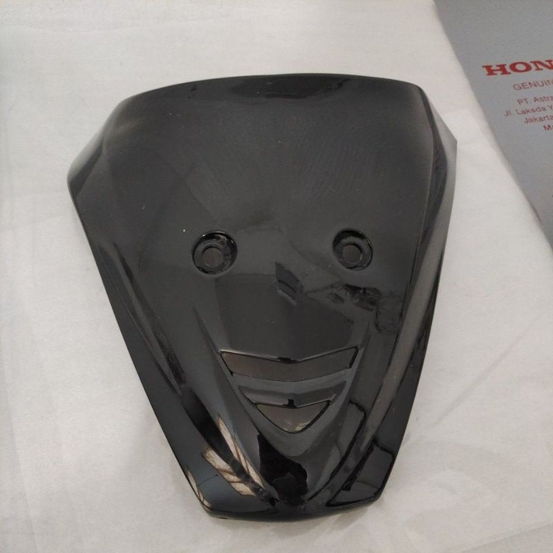 (COD) Cover front top panel depan tameng Honda karisma kharisma X 125 Hitam ORIGINAL 64500-KPH-880FM