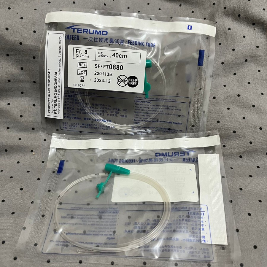 Ngt Terumo / Feeding Tube Terumo Fr. 3,5..5..8 / selang makan Ngt