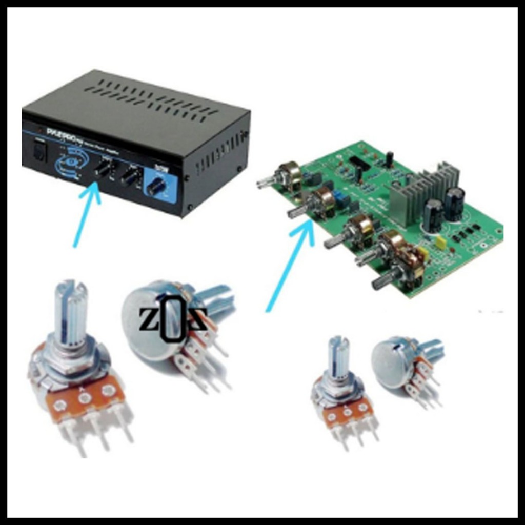 Potensio Mini A-PLUS Mono Audio Amplifier 10K