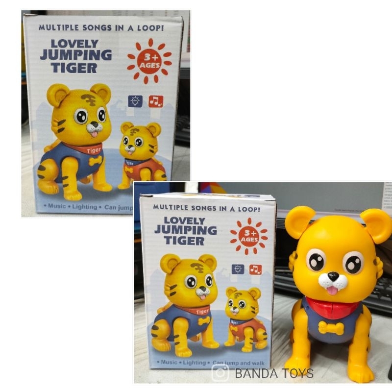 8115 MAINAN ANAK ROBOT HARIMAU /BERJALAN ROBOT HARIMAU ANAK ANJING