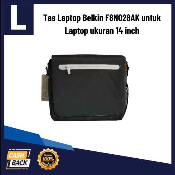 Tas Laptop Belkin F8N028AK untuk Laptop ukuran 14 inch