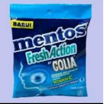 

Mentos Fresh Action by Golia Permen Mint 1pak