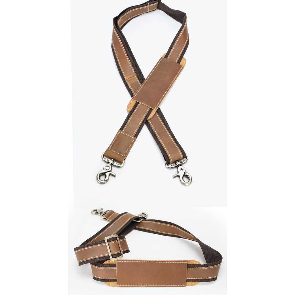 Tali Panjang tas selempang premium kulit sapi asli garut