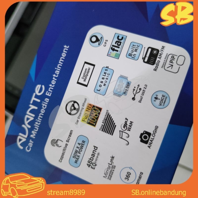 Android Avante 9 inch 6/128 QLED Headunit 9" android CarPlay