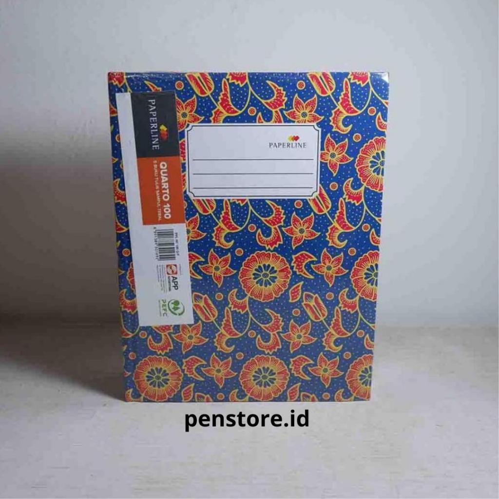 

Buku Kwarto 100 PAPERLINE - Buku Hardcover isi 100 lembar