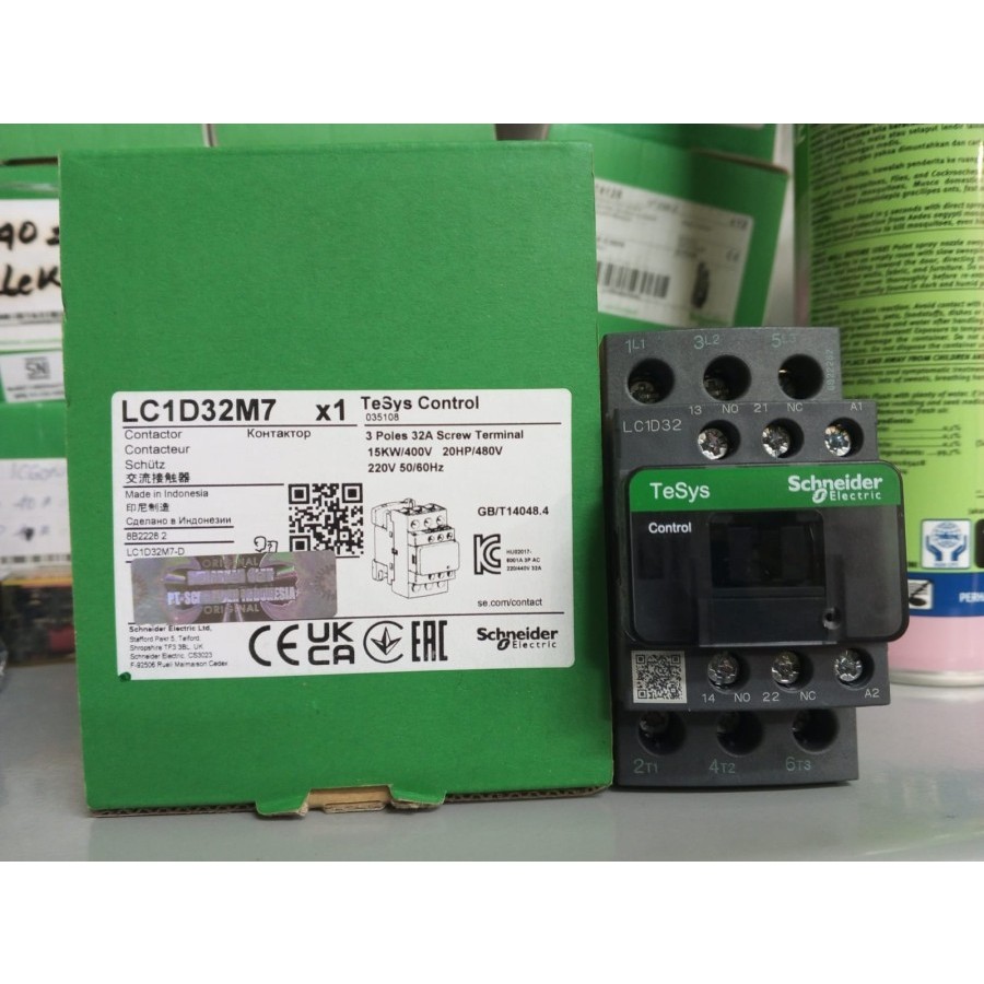 Contactor Kontaktor Schneider LC1D32 LC1D32M7 LCID32 LCID32M7 220V