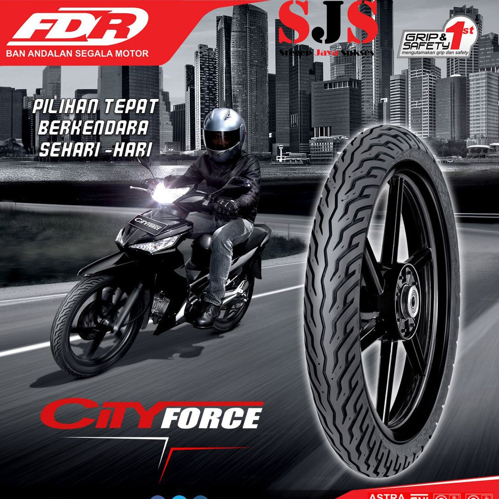 Ban Luar Federal FDR 70/90-17 250-17 70/90 250 Ring 17 Motor Bebek City Force