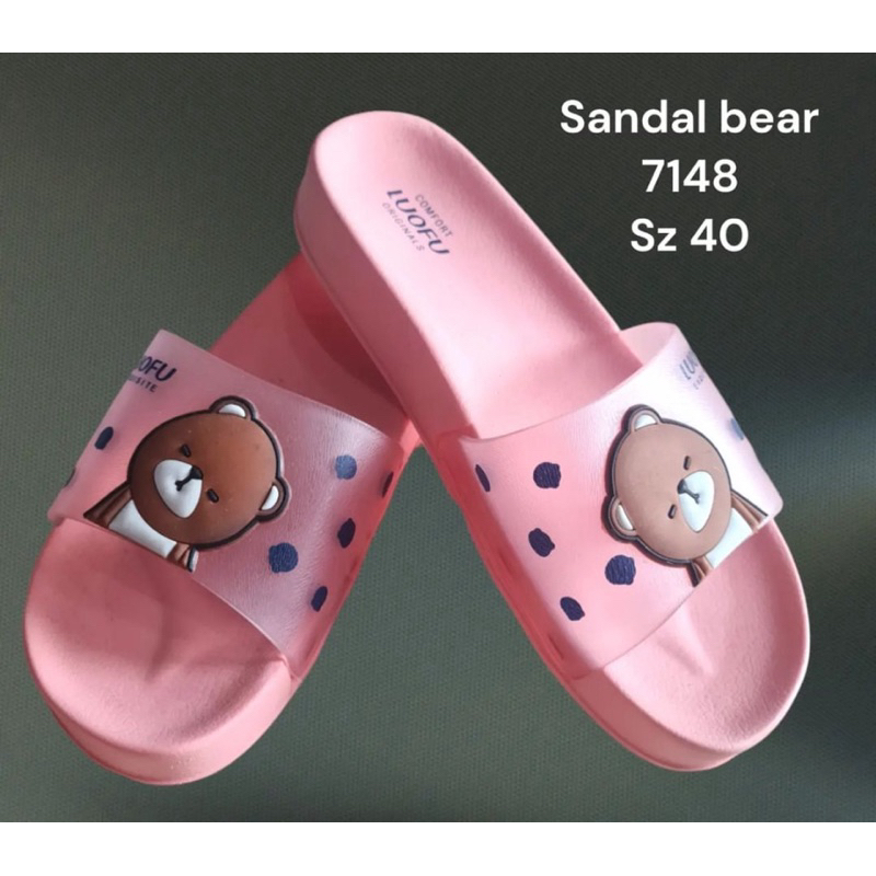 sandal cewek sandal perempuan sandal wanita sandal loufu sandal karet cewek sandal karet loufu sanda