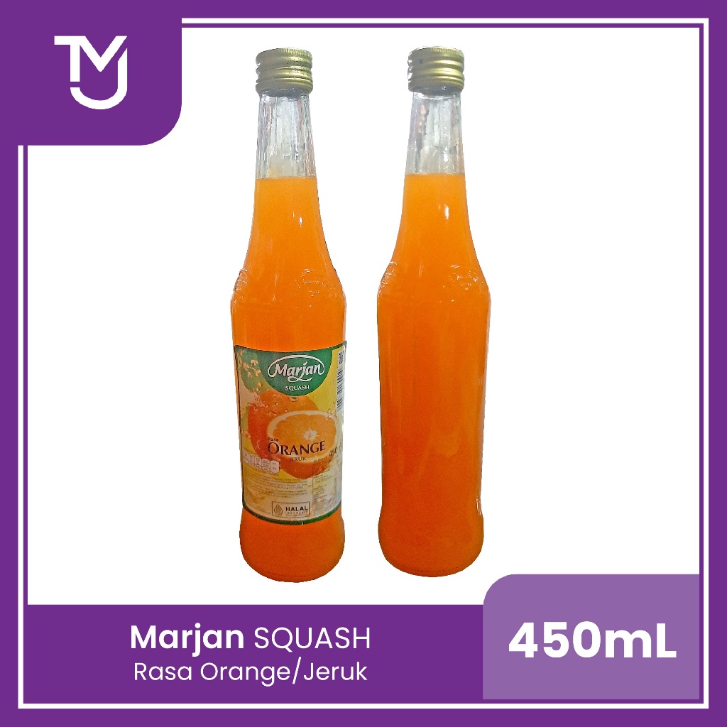 

Marjan Squash Rasa Orange / Jeruk 450mL