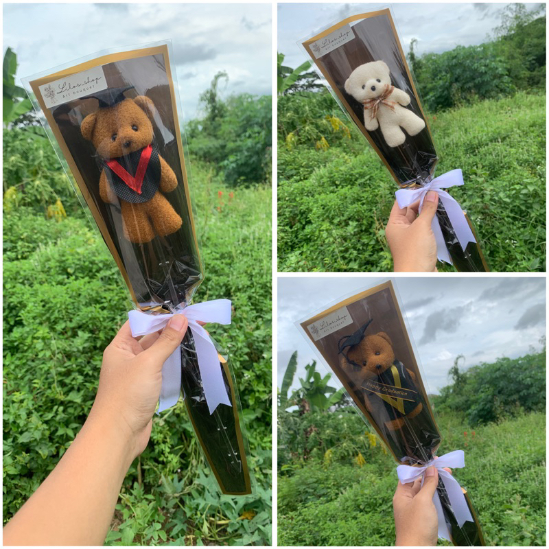 BUKET BONEKA WISUDA UNIK BONEKA WISUDA SIMPLE LUCU