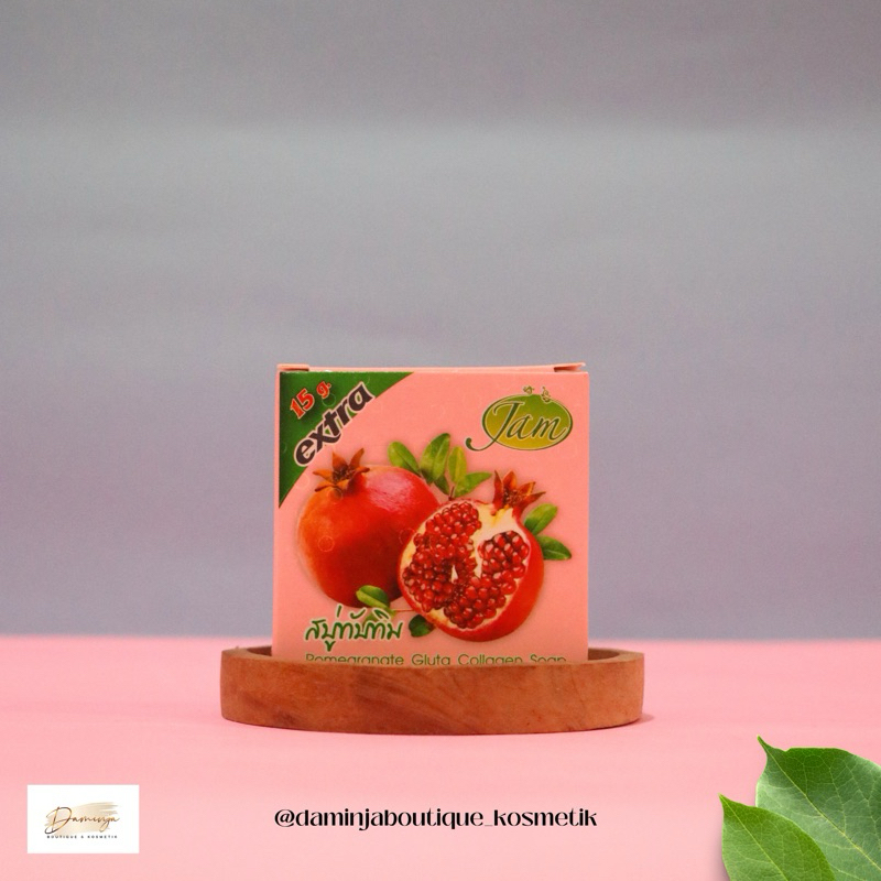 Pomegranate gluta soap asli 100% Thailand