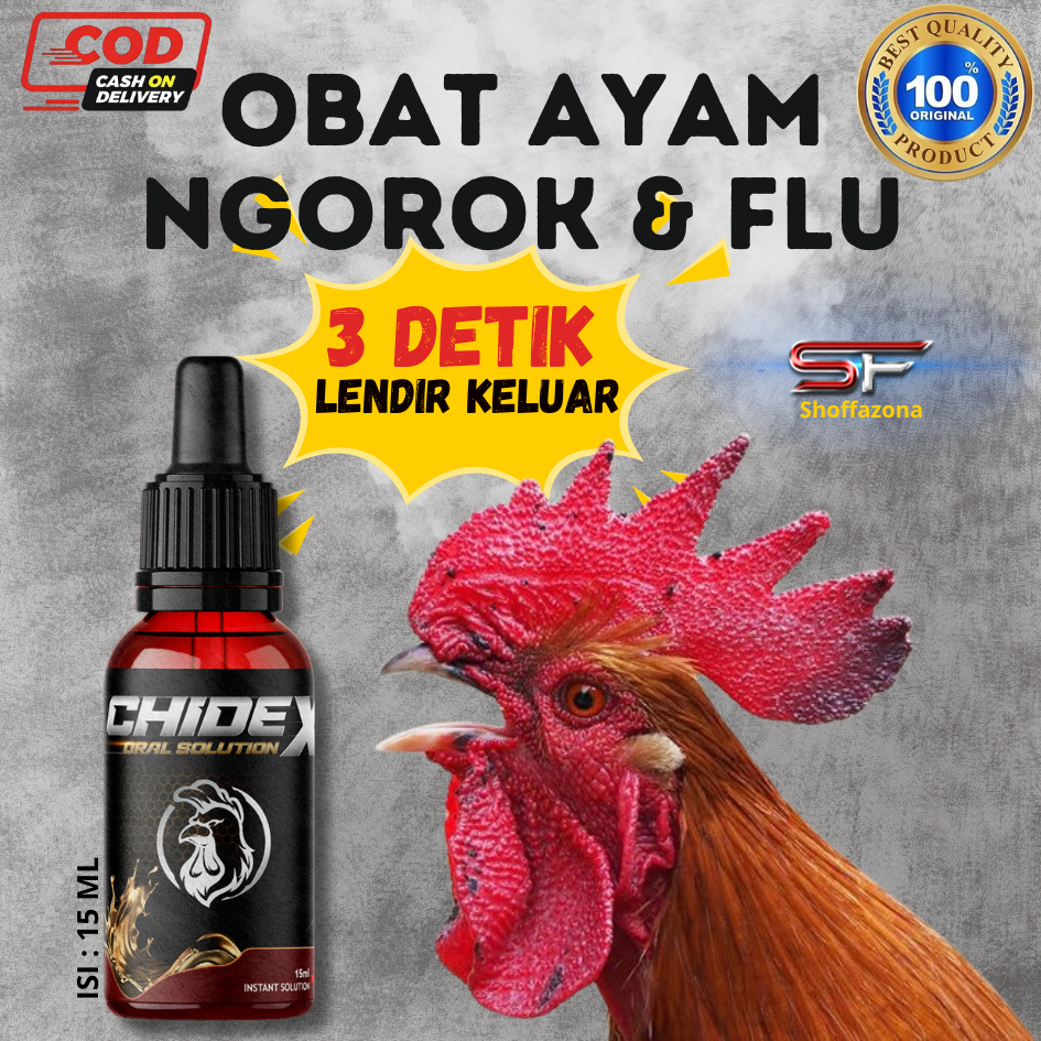 CHIDEX AYAM OBAT AYAM NGOROK PILEK OBAT PENYAKIT PERNAFASAN